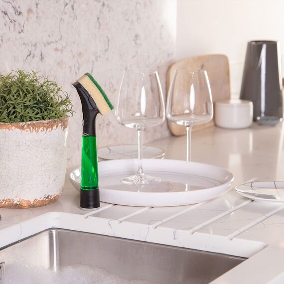 Dishmatic Grün Allzweck-Spülschwamm Nachfüllköpfe - Küche Spülgriff Nachfüller | 9 x 3 Stück | 27 Stück (1er Pack)