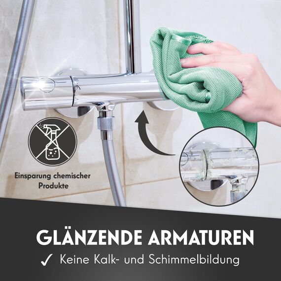 NATARO® 2 Stück Fast Dry it. Premium Trockentuch für Duschkabine, Auto, Haushalt, Camping – DAS ORIGINAL – extra saugfähiges Microfasertuch, fusselfrei, kratzfrei Shiny Wipes Tücher 40x50cm