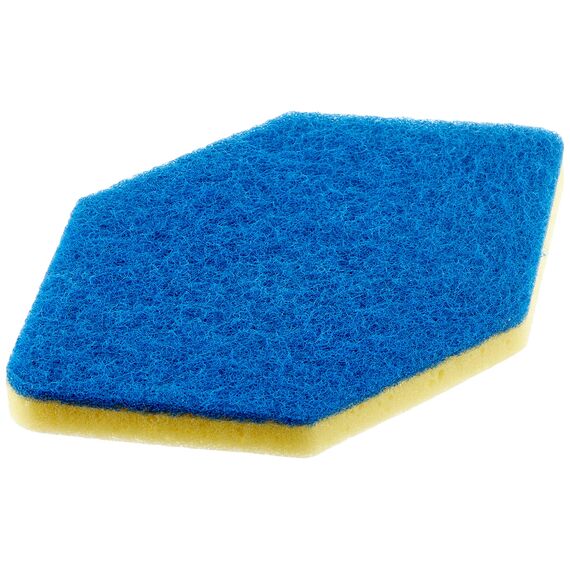 Vileda Bad Blitz Ersatzschwamm, hexagonale Form, für die Badreinigung, kein Verkratzen (Packung mit 3)