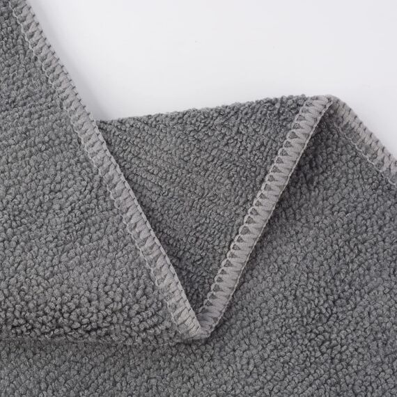 VIVOTE Mikrofasertücher Grau Spüllappen Küchenlappen super saugfähig und dick Haushalts Putzlappen microfaser Küche Putztücher Mehrzweck Staubwischen 30 cm X 30 cm 9 Stück