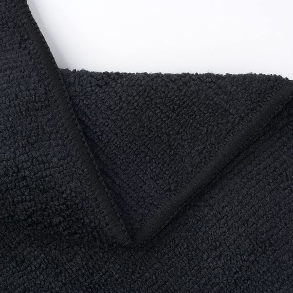 VIVOTE Microfaser-Reinigungstücher Schwarz Küchenlappen Haushalts Putzlappen super saugfähig und dick Spüllappen Mehrzweck Waschlappen Staubwischen 30cm X 30cm 20 Stück