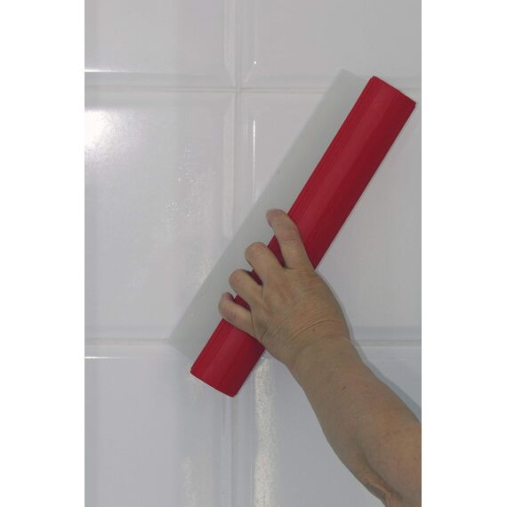 Glart 44WBB Silikonabzieher 31 cm – Bad- und Fensterwischer für Dusche, Glas, Spiegel – Abzieher mit ergonomischem Griff und flexibler Lippe, streifenfrei, geräuscharm, wiederverwendbar, pflegeleicht