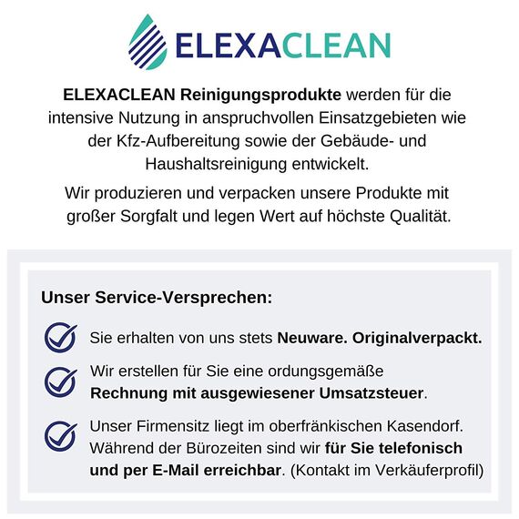 ELEXACLEAN Fenstertuch streifenfrei, Mikrofaser Fensterputztücher (8 Stück, 40x30 cm, gelb) Premium Glas Putztücher Auto für Innen & Außen