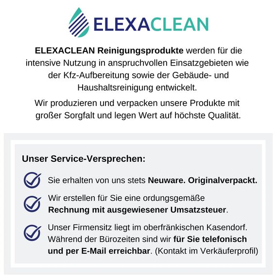 ELEXACLEAN Fenstertuch streifenfrei, Mikrofaser Fensterputztücher (8 Stück, 40x30 cm, anthrazit) Premium Glas Putztücher Auto für Innen & Außen