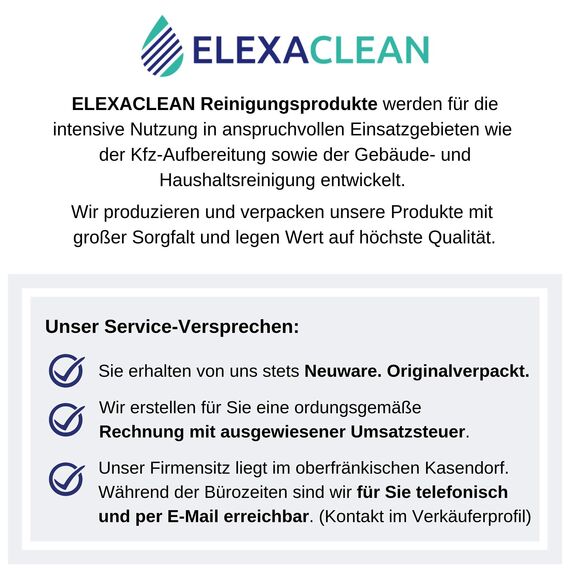 ELEXACLEAN Fenstertuch streifenfrei, Mikrofaser Fensterputztücher (8 Stück, 40x30 cm, rot) Premium Glas Putztücher Auto für Innen & Außen