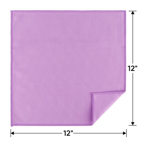 HOMEXCEL Mikrofaser-Glasreinigungstücher 12 Stück, fusselfrei, fleckenfrei, wiederverwendbar zur Reinigung von Fenstern, Glas, Spiegeln, Bildschirmen, etc., 30 x 30cm