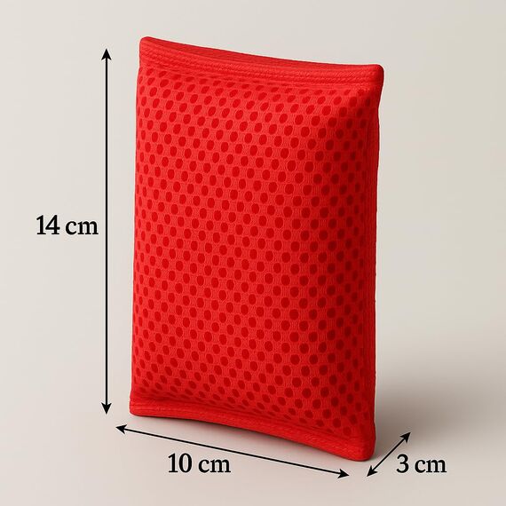 mr.Green – 4er Set Wiederverwendbare Schwämme – Waschbar, Langlebig, Geruchsneutral – Für Küche & Bad – Umweltfreundlich & Kratzfrei (Rot)