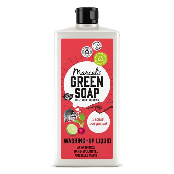 Marcel's Green Soap - Spülmittel Radieschen & Bergamotte - Geschirrspülmittel - Umweltfreundlich - Vegan - 97% Biologisch abbaubar - 500 ml