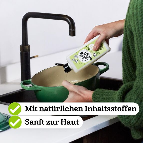 Marcel's Green Soap - Spülmittel Radieschen & Bergamotte - Geschirrspülmittel - Umweltfreundlich - Vegan - 97% Biologisch abbaubar - 500 ml