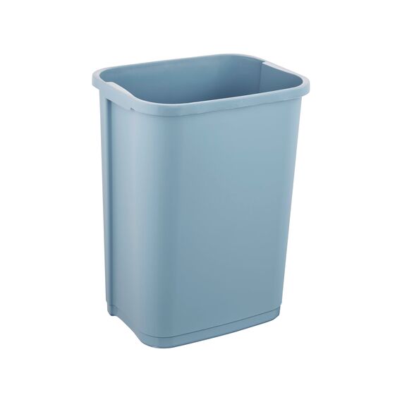 keeeper Mülleimer mit Schwingdeckel, 25 l, 33,5 x 25,5 x 53,5 cm, Swantje, Blau (Nordic Blue)