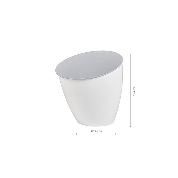 Mepal - Küchenabfalleimer Calypso - Kleiner Mülleimer mit Deckel - Komposteimer Küche - Ideal für die Küchenorganisation - Küchenhelfer & Spülmaschinenfest - 2200 ml - Nordic green