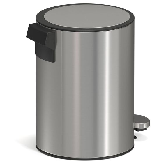 stardis 3 Liter Treteimer Softclose Klappdeckel leise schließend Inneneimer Mülleimer Abfalleimer fingerprintproof stainless steel (Edelstahl matt)