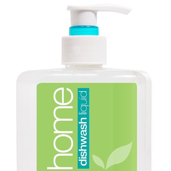 bio-home 100 Spülmittel, 500 ml, 3 Stück, 100 % pflanzlich, wäscht 5 x mehr Teller, umweltfreundlich, dermatologisch getestet, keine Tierversuche, Zitronengras und grüner Tee
