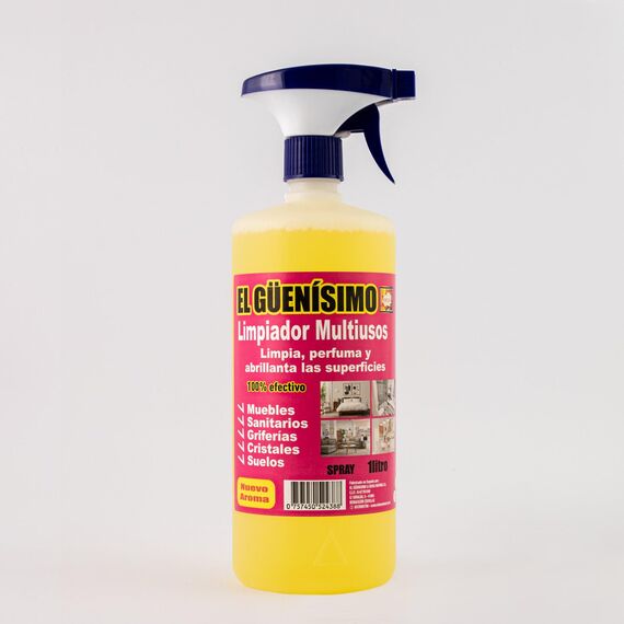 Deisa Natural - Allzweckreiniger Spray - Vielseitig für alle Oberflächen - Frischer Karamellduft - Umweltfreundlich & Sicher - Praktisches Sprühformat - 1 Liter