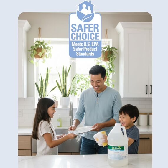 Biokleen Kostenlose und klare Spülseife – Spülmittel, Geschirrspülreiniger, umweltfreundlich, ungiftig, pflanzlich, ohne künstliche Duftstoffe, Farben oder Konservierungsstoffe, geruchlos