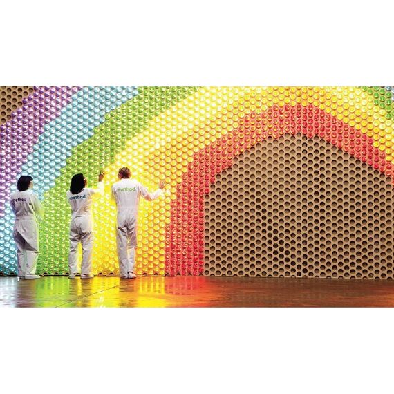 Method Reinigungsmittel für Fenster und Spiegel, für Parkettböden, mit Minzduft, natürlich, umweltfreundlich, ideal für die Pflege und Erhaltung des Glanzes, 490 ml Spray.