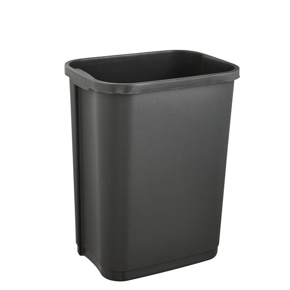 keeeper Mülleimer mit Schwingdeckel, 10 l, Swantje, Graphit-Grau (Packung mit 2)