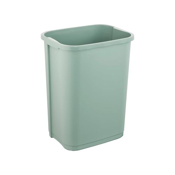 keeeper Mülleimer mit Schwingdeckel, 25 l, 33,5 x 25,5 x 53,5 cm, Swantje, Grün (Nordic Green)