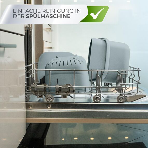 YourCasa Biomülleimer Küche 7L - Komposteimer mit herausnehmbarem Sieb & Deckel - geruchsdicht, spülmaschinenfest & ohne Biomülltüten - Bio Mülleimer für selteneres Entleeren (Mint)
