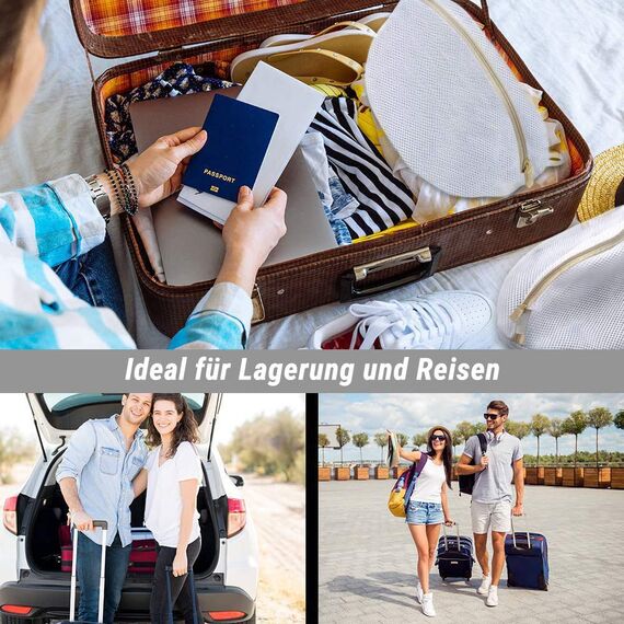 ecooe 2 Stück Wäschenetz Wäschesack für Schuhe Sneaker Multi Schutz Wäschenetz Wäschebeutel schuhwaschbeutel für Waschmaschine und die Reise