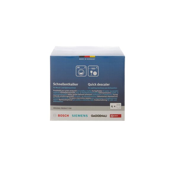 Bosch, Siemens, Neff, Gaggenau Entkalker Schnellentkalker für Waschmaschinen und Spülmaschinen 00311923 (4x)