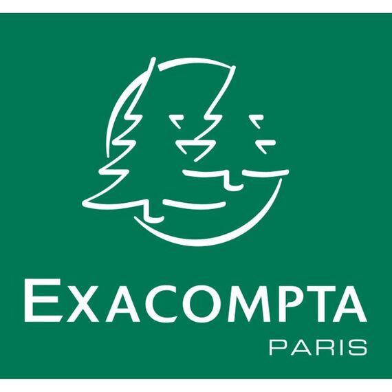 Exacompta 45307D ECOBIN 8er Pack Papierkörbe 15 Liter mit Griffen. Eleganter und robuster Papierkorb und Mülleimer im modernen Design mausgrau