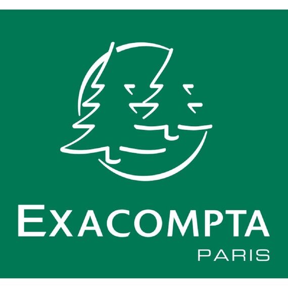 Exacompta 45383D ECOBIN 8er Pack Papierkörbe 15 Liter mit Griffen. Eleganter und robuster Papierkorb und Mülleimer im modernen Design türkis
