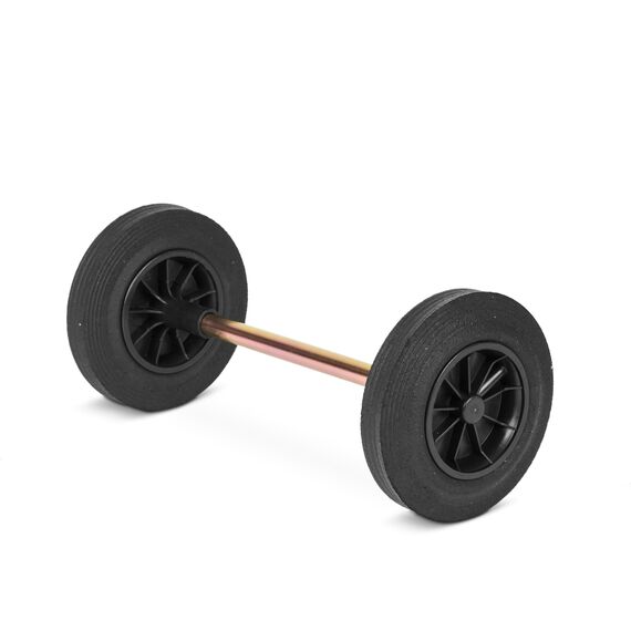 gardivo Mülltonne 120 Liter Abfalltonne Reststofftonne Mülleimer mit 2 geräuschlosen Rädern, Klappdeckel mit zwei Griffen, großer Abfalltonne, stabiler Kunststoff-Mülleimer (Rot)