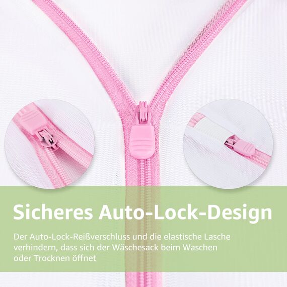 Boxlegend Wäschenetz für Waschmaschine 5er Set - Wäschesack Wäschebeutel mit Reißverschluss Wäschesäckchen Laundry Bag für BH, Reise, Schuhe, Koffer, Socken, Unterwäsche, Babykleidung