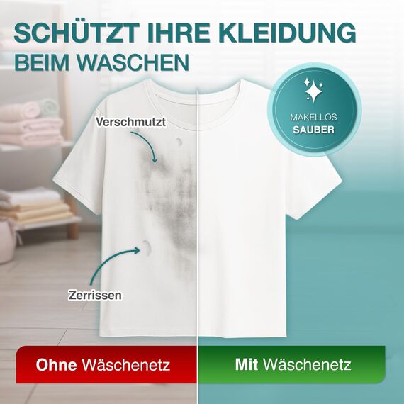 Schonendes Waschen und maximaler Schutz - Wäschenetz für Waschmaschine - Wäschebeutel in allen Größen - Waschbeutel, Wäschesäcke & Wäschenetze. Wäschesack Waschmaschine und Trockner geeignet - 4x Set