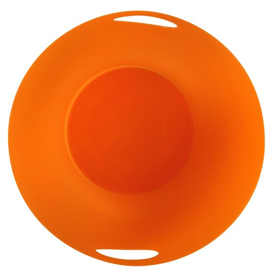 Exacompta 45352D ECOBIN 8er Pack Papierkörbe 15 Liter mit Griffen. Eleganter und robuster Papierkorb und Mülleimer im modernen Design orange