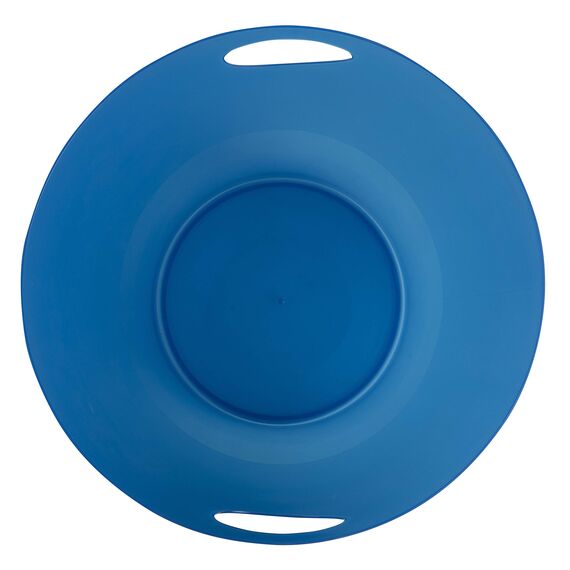 Exacompta 45360D ECOBIN 8er Pack Papierkorb 15 Liter mit Griffen. Eleganter und robuster Papierkorb und Mülleimer im modernen Design Königblau transluzent