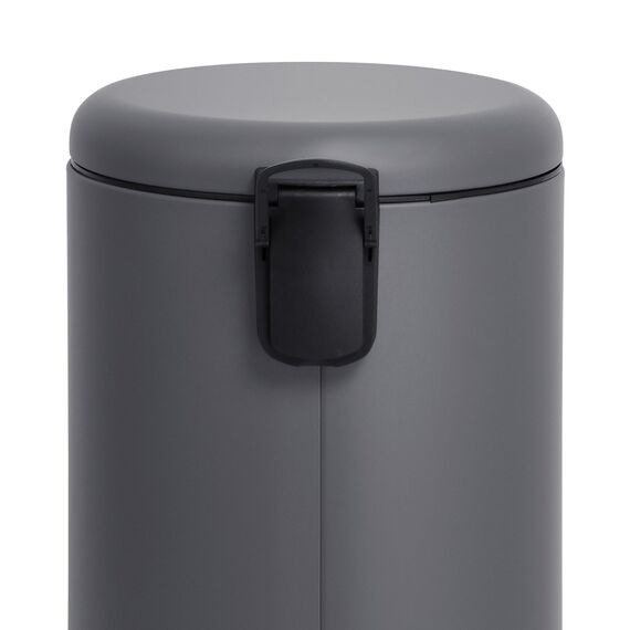 SVITA T30 Mülleimer Grau Treteimer Abfalleimer 30 Liter inkl. Inneneimer rund Küchen-Hilfe