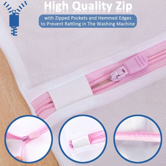 2 Stück Wäschenetz Groß, überdimensioniert Wäschebeutel 60 x 90 cm, XXL, Wäschenetz für Waschmaschine, Wäschesack kann verwendet werden für Vorhänge, Mäntel, Daunenjacken,Teppiche,Badetuch