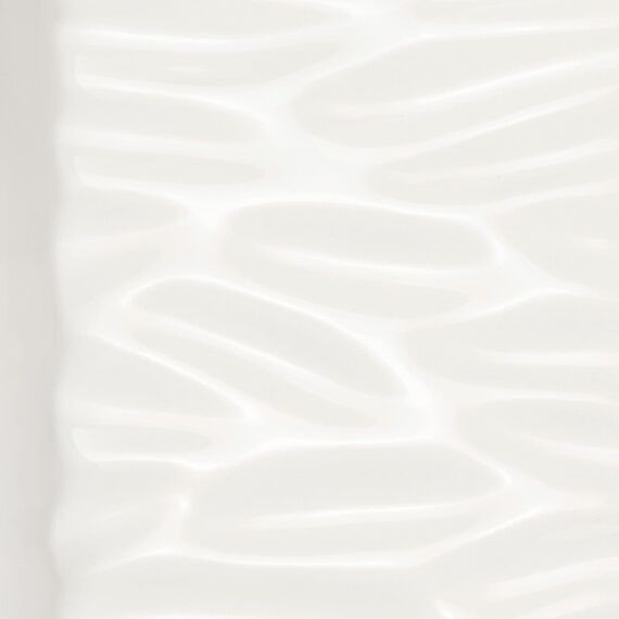 com-four® 3x Luftbefeuchter Heizung - Heizkörper Luftbefeuchter mit Wellenmuster - Heizung Wasserverdunster aus Keramik im modernen Design (weiß - Wellen)