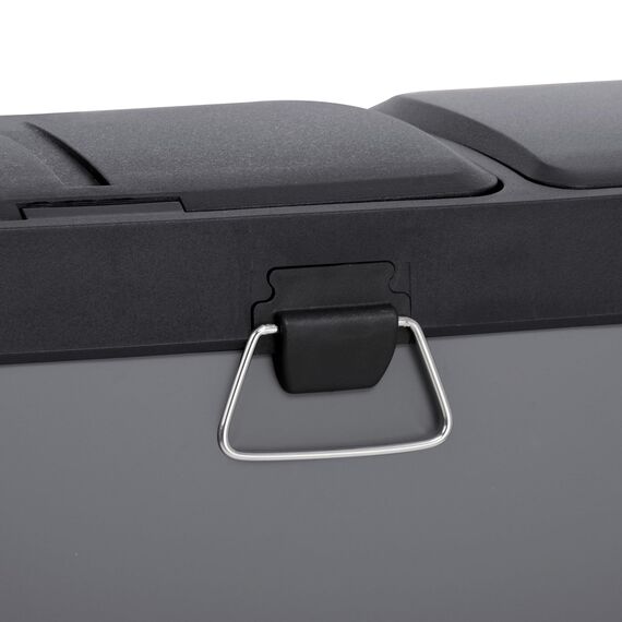 SVITA TC2Combo26 Küchen-Eimer 26Liter 8L+18L kombiniert doppelt Abfalleimer 2er-Mülleimer Mülltrennung Treteimer Grau