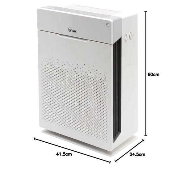 WINIX ZERO Pro Allergiker mit H13 HEPA Luftfilter gegen Allergien, Schimmel, Staub, Pollen, Luftqualitäts-Feedback und Automodus, Raucherzimmer Air Purifier CADR 470m³/h für 120㎡