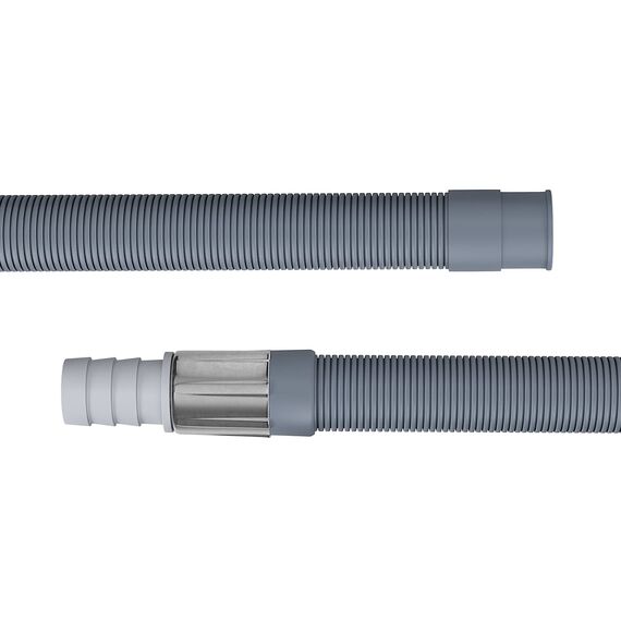 VIOKS Flexibler Abwasserschlauch Verlängerung 1,5m Ø19mm-22mm Universal Abfluss Verlängerung Ablaufschlauch für Waschmaschine, Geschirrspüler