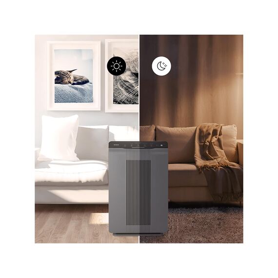 WINIX 5300-2 luftreiniger Allergiker, CADR 390m³/h, 99㎡, Air Purifier für Raucherzimmer gegen Allergien, Staub, Pollen, Tierhaare, Luftqualitätsanzeige, Auto Schlafmodus