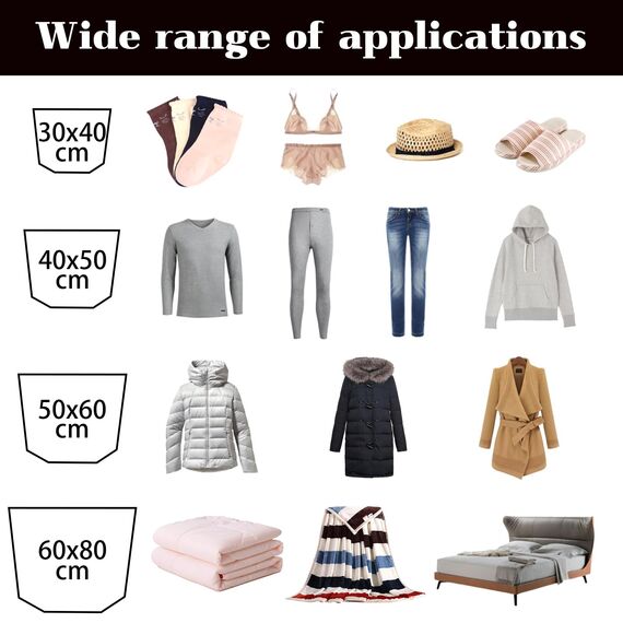 4 Stück Wäschenetz für Waschmaschine, Wäschesack Wäschebeutel mit Kordelstopper Laundry Bag Wiederverwendbare für Pullover Mäntel Hemden Unterwäsche Socken