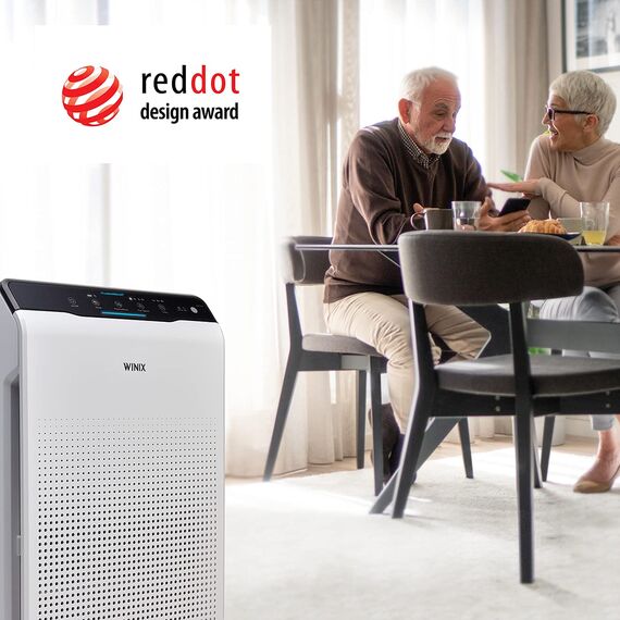 WINIX ZERO luftreiniger Allergiker für 99㎡ (CADR 390m³/h) Air Purifier mit HEPA Luftfilter für Raucherzimmer gegen Allergien, Staub, Pollen, Tierhaare, Luftqualitäts-Feedback und Automodus