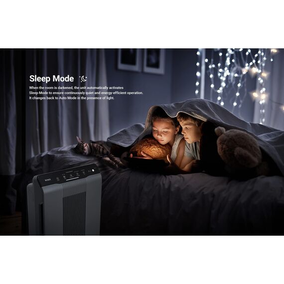 WINIX 5300-2 luftreiniger Allergiker, CADR 390m³/h, 99㎡, Air Purifier für Raucherzimmer gegen Allergien, Staub, Pollen, Tierhaare, Luftqualitätsanzeige, Auto Schlafmodus