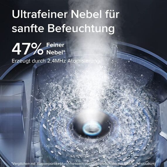 Levoit Luftbefeuchter Schlafzimmer, 25dB leise Humidifier, Top-Fill für Baby, mit Nachtlicht, bis 25H, Raumbefeuchter mit 360°Drehdüse für Kinderzimmer, Pflanzen, Auto Shut-off, 3 L, Warmweiß