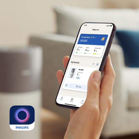 Philips Original-Ersatzfilter für Luftreiniger der 4000i Serie, AC3854, AC3858, AC4236, HEPA NanoProtect + Aktivkohle, 36 Monate Lebensdauer (FY4440/30)