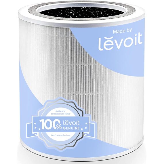 LEVOIT 3-IN-1 HEPA-Ersatzfilter für Luftreiniger Core 400S, HEPA-Filter, hocheffizienter Aktivkohlefilter und Vorfilter, Luftfilter gegen 99.97% Allergene Staub Pollen Rauch, Core 400S-RF