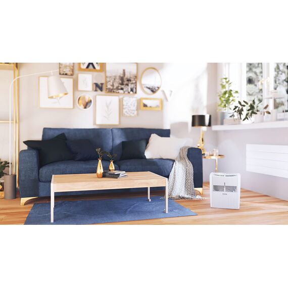 Venta Luftbefeuchter LW25, sehr leise 24 dB(A), energieeffizient 3 Watt, hygienische Kaltverdunstung ohne Filter, großer 7 l-Tank, bis 40 m², mit Duftfunktion