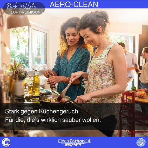 Aktivkohle Pellets Ø4mm, aus Steinkohle zur Luftreinigung AERO-CLEAN Rock-Pellets (2,5 Liter)