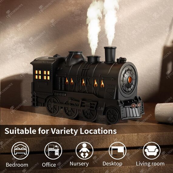 Diffuserlove Luftbefeuchter Zug Diffusor 300ML Kaltnebel Luftbefeuchter Aroma öl Diffuser Humidifier Aromatherapie Luft Diffusor