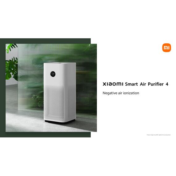 Xiaomi Smart Air Purifier 4 Pro, Luftreiniger Smart 4 Pro, Sprachsteuerung, Touchscreen, OLED-Bildschirm, Generator von Negativen, Hochpräzise Sensoren, italienische Version