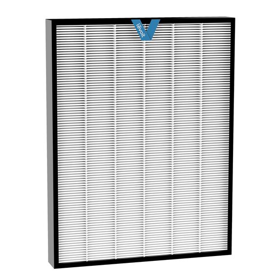 LEVOIT EverestAir Luftreiniger Original Ersatzfilter, Unterstützt HEPA Sleep Modus, 3-In-1 Filter, Effizienz Aktivkohle, EverestAir-RF, 1 Pack, Weiß